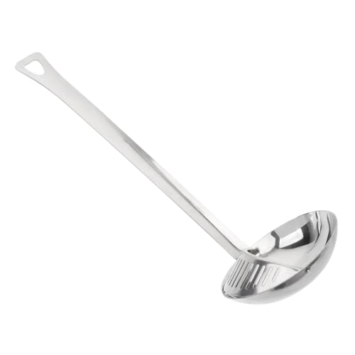 Beaupretty ステンレス製キッチン用調理器具 小 イン多機能スープおたま ザル兼用 丈夫で洗いやすく食洗機対応 簡単収納可能