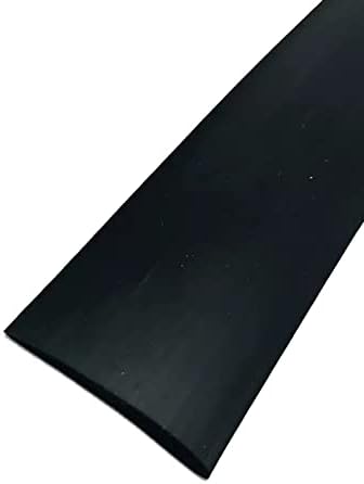 PVC Floor Cover Strips, 1m Self Adhesive Floor Transition Strip Doorway Vinyl Floor Flat Divider Edge Guard for Laminate Flooring Tile Carpet (Color : Black)