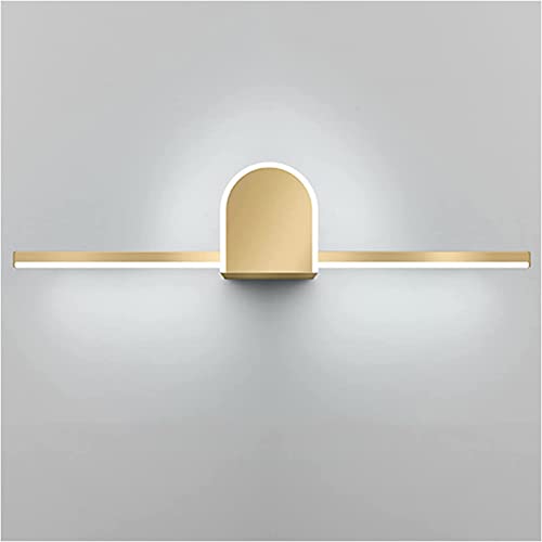 Lumière de miroir LED décoration dorée pour une ambiance de chambre de rêve