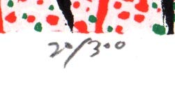 Amazon | 志摩欣哉 「朱不二緑風萌芽」 赤富士 絵画 富士山 和風