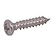 Handi-Man Marine B-637 Phillips Oval Head Self-Tapping Stainless Steel Screws Bulk, 100 Per Box - #8 x 2