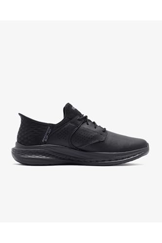Image of Skechers Men's Streetwear Slade - Macklin Round Toe Leather Bungee Slip-Ins