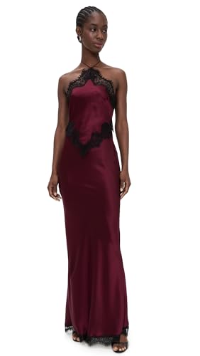 Retrofête Women's Everly Dress, Port/Black, M at Amazon Women's Clothing  store