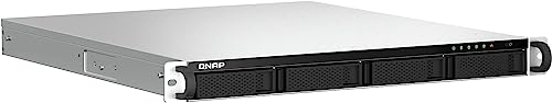 Image of QNAP TS-464U-8G-US 4 Bay High-Speed Rackmount Dual-2.5GbE NAS Intel Celeron N5105 /N5095 CPU, 8GB DDR4 Memory and 2.5GbE (2.5G /1G /100M) Network Connectivity (Diskless)
