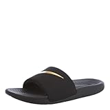 Nike Kawa Sneaker, Schwarz/metallisches Gold, 40 EU