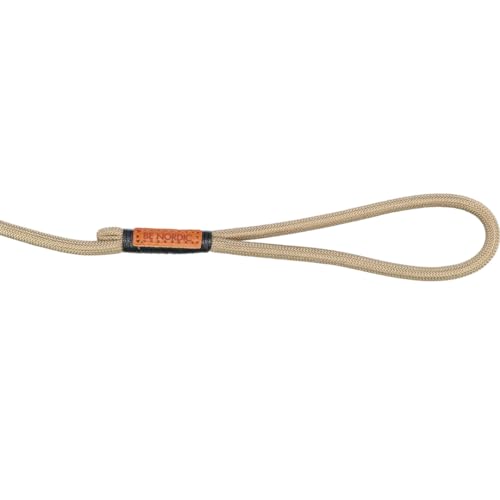 Trixie Hundeleine BE Nordic Retrieverleine S–M, 1,70 m Stuffenlos verstellbar in Sand/schwarz - Hundeleine mit Zugstopp ideal als Trainingsleine - für kleine bis mittelgroße Hunde - 17244