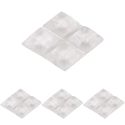 Shepherd Hardware 9565 3/4-Inch SurfaceGard Transparent Adhesive Bumper Pads, 48-Pack