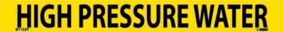 Signalisation High Pressure Water NMC B1133Y vinyle haute résistance jaune