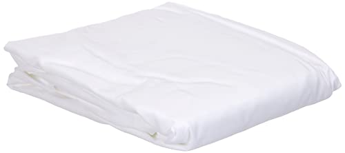 Amazon Basics Mikrofaser Spannbettlaken, 100% Polyester, OEKO-TEX Zertifiziert, 150cm x 200cm x 30cm, WeiĂź