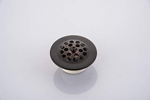 SIIKEYE Tub Drain with Bathtub Strainer, Cover, Trip Lever Overflow Face Plate and Screw