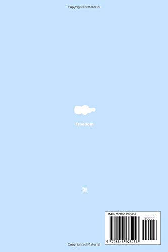 Watercolor of Sky Cloud notebook - 6 x 9 inches - 100 pages: Bright Cloud Lined Notebook - Composition Book - Journal - Planner - Diary - Image 2