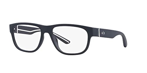 Image of Armani Exchange mens Ax3102u Universal Fit Square Prescription Eyewear Frames