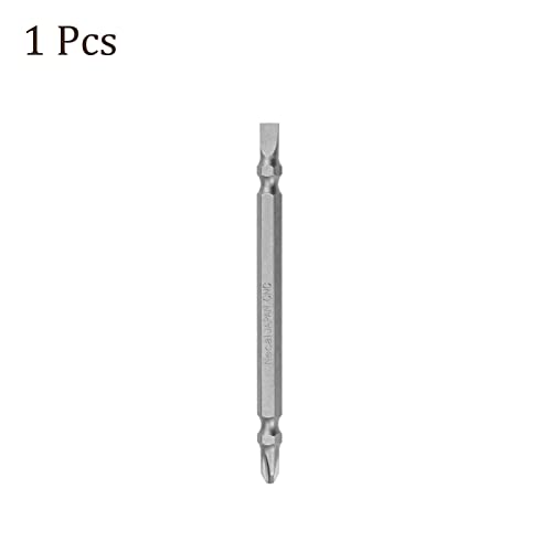 Kozelo Double Ended Bits - [4 Inch X H1/4 X Ph2/Sl6] Magnetic Phillips & Slotted Screwdriver For Pneumatic Or Power Tool Use, S2 Steel #TOP4