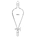 Yantra 24/40 Borosilicate Glass Separatory Funnel 500mL with PTFE Stopcock