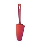 Cake Server, BuyGo Rainbow Red Pie Server Stainless Steel Pizza Spatula with Mirror Polish, 10.31 Inch Long