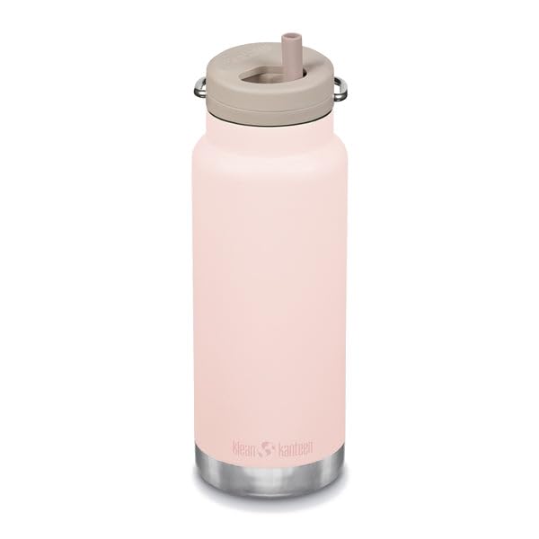 Klean Kanteen TKWide Twist Cap w/Straw Insulated Bottle 946ml Heavenly Pink