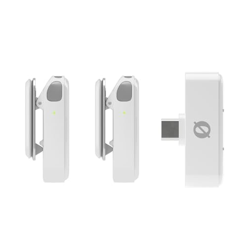 Rode systeme de microphone sans fil micro sans fil USB-C blanc adaptateur micro main - 2