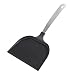Tuelaly Wok Spatula Practical -Scratch Convenient Kitchen Pizza Shovel Spatula Black