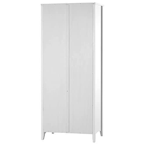 Camaflexi Shaker Style Bookcase, 72", White #TOP3
