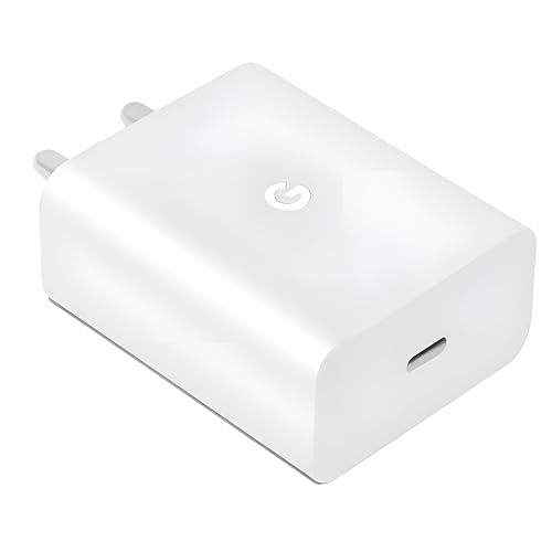 Image of Google 30W Type C to C Rapid Charging Adapter Compatible with Google 9A / 9 Pro XL / 9 Pro /8 Pro /8 /8a /7 Pro /7 /7a /3A Pro /Phone 2 /Tablet /Chromebook & Support 30 W Other USB C Devices Quick Charge, White
