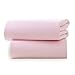 Clair de Lune pour landau/berceau en coton jersey Drap-housse feuilles (Lot de 2, rose)