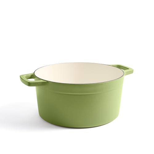 Martha-by-Martha-Stewart-7-QT-Enameled-Cast-Iron-Dutch-Oven-wLid-Bay-Leaf