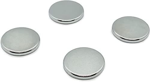 Silwy® Power Imanes Set de 4 unidades, incluye cuatro puntos adhesivos para una fácil instalación en todos los objetos, flexible, perfecto para caravanas, camping y embarcaciones