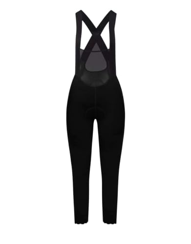 SHREDLY Biker Bib Thermal Womens Cycling Tights, Noir, S