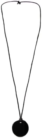 Baar - Shungite Pendant, Authentic Russian Stone, 3cm Round Black Crystal Necklace, Handcrafted Jewelry for Grounding, Balance & Energy, Natural Mineral Amulet - Image 3