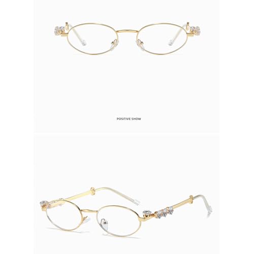 Stylish Sunglass for Girls Boys Photo Props Travel Hip Hop Oval Frame Oval Frame Glasses3