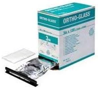 Rollo de férula Ortho-Glass de 3 pulgadas x 15 pies de fibra de vidrio blanco, rollo OG-3L2-1