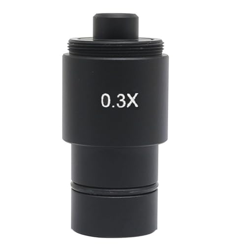 Microscope 0.3X/0.4X/0.5X C-Mount Adapter Lens CMOS Industrial Camera Digital Eyepiece Connected(0.3X-C-Mount)