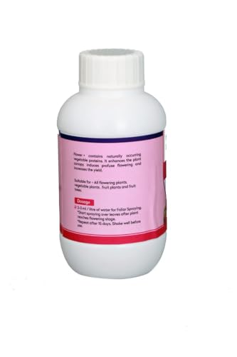 Image of PLANT'S BUDDY Flower+ | Organic Flowering Booster, Plant Energizer & Yield Enhancer | Boosts Blooms, Canopy Growth, Fruit Maturity & Shelf Life | For All Flowering & Fruiting Plants - 250ml
