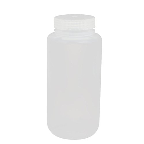 Aexit 92mm Diameter gauge 190mm Height 1000ml HDPE Plastic Round Bottle White