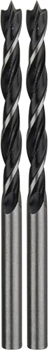 Image of Bosch 2609255203 92mm Brad Point Drill Bits with Diameter 6mm (Pack of 2)