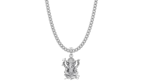 Pendentif en argent Lord Ganapathy, le cadeau idéal de protection et de santé