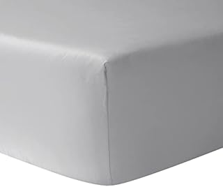 Nimsay Home Soft Touch Hotel Quality Non-Iron 100% Egyptian Cotton Sateen Satin Stripe Duvet Cover Set - White - Double