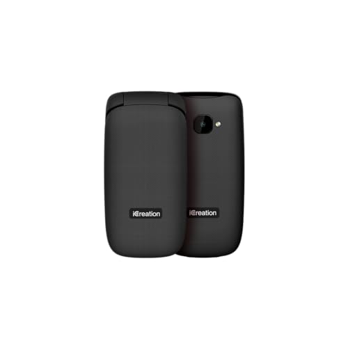 iCreation C20 Flip-mobiltelefon - Stor Skärm, Bluetooth, Dubbelt SIM