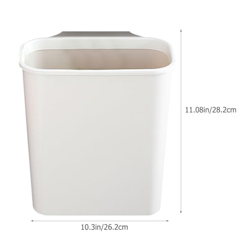 Cesto de basura colgante para puerta de gabinete blanco miniatura 2