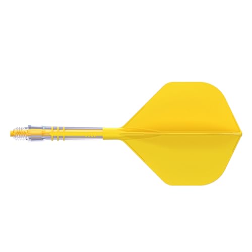 CUESOUL ROST T19 Carbon Integrated Dart Shaft and Flight,Big Standard Shape,Yellow flight and yellow shaft,Set of 3(CS-AK57DB7-4) - Image 3