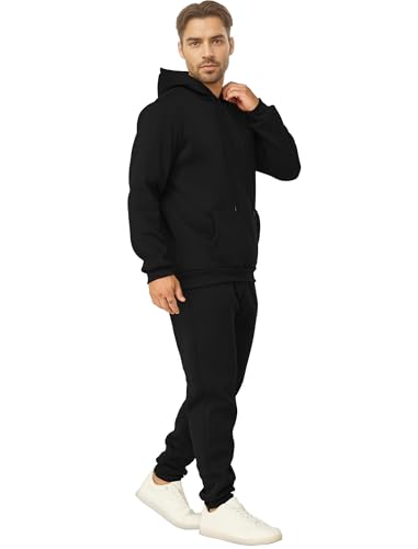 Men's Tracksuits 2 Piece Casual Long Sleeve Sweatsuits Athletic Hoodie and Sweatpants Set Jogging Suit3