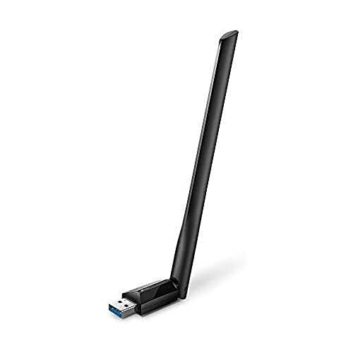 TP-Link USB WiFi Adapter for Desktop PC (Archer T3U Plus) - AC1300Mbps USB 3.0 WiFi Dual Band Network Adapter with 2.4GHz/5GHz High Gain Antenna, MU-MIMO, Windows 11/10/8.1/8/7/XP, Mac OS 10.9-10.15 by TP-Link - Used condition - CA$18.84
