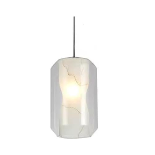 Abat-jour en verre créatif pour luminaire suspendu de style ferme moderne