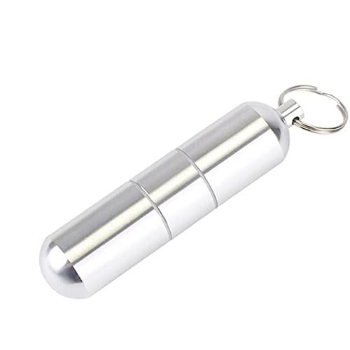 ZHANGXD Tragbares Metall-Aluminium-Zahnstocher-Halter-Zigaretten-Etui Wasserdichter Schlüsselanhänger für Outdoor-Reisen Cover