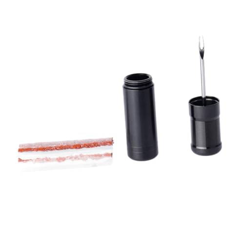 Ciieeo Portable Vacuum Tire Repair Tool Kit Emergency Fork Drill for Quick Bicycle Tire Repairs Durable Construction Compact Design for Essential Tire