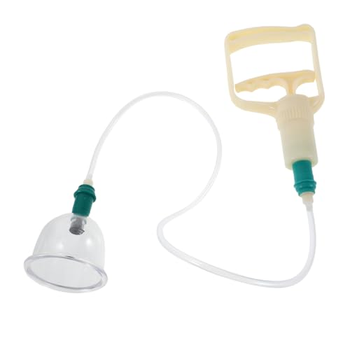 BEBEMOKO Cupping Kit for Massage Therapy Handheld Vacuum Suction Pump Set with Manual Pump Home Use Cupping Device for Pain Relief and Relaxation