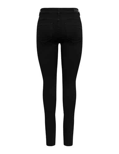 Jean push up ONLY Onllulu solution silhouette élancée en Noir - 3