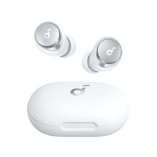 undefined Soundcore by Anker Space A40 Auto-Adjustable Active Noise Cancelling Wireless Earbuds, Reduce Noise by Up to 98%, 50H Playtime, Comfortable Fit, App Customization, Wireless Charge (White) の商品画像 6