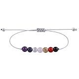 Xmiral Perlée Cire Ligne Bracelet Améthyste Flash Combinaison Bracelet Hommes Et Femmes Bracelet Main Bijoux Cristal Poignet Cristaux