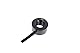 Alphacool 17363 Eiszapfen Temperatursensor G1/4 IG/IG mit AG Adapter - Deep Black Sensor